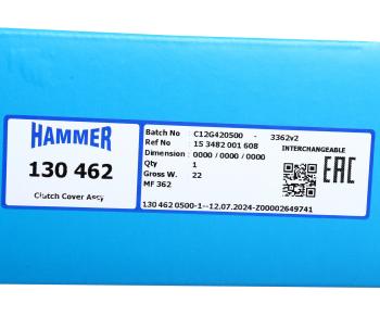 23 999 р. Корзина сцепления ГАЗон Next,ПАЗ-Вектор дв.ЯМЗ 53423 HAMMER HAMMER 022 462 (130 462)  с доставкой в г. Кемерово. Увеличить фотографию 5