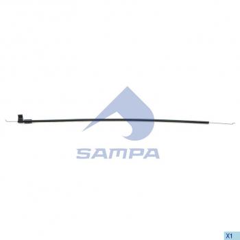 399 р. Трос MAN крана отопителя кабины SAMPA SAMPA 023.083  с доставкой в г. Кемерово. Увеличить фотографию 1