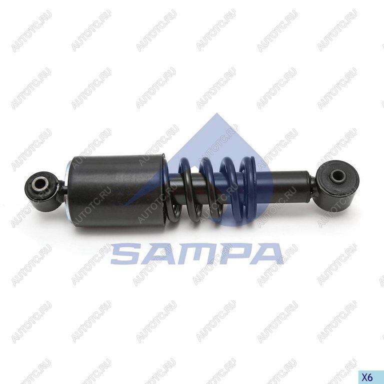 2 899 р. Амортизатор MAN TGA кабины задний с пружиной (252349 OO) SAMPA SAMPA 023.305-01  с доставкой в г. Кемерово