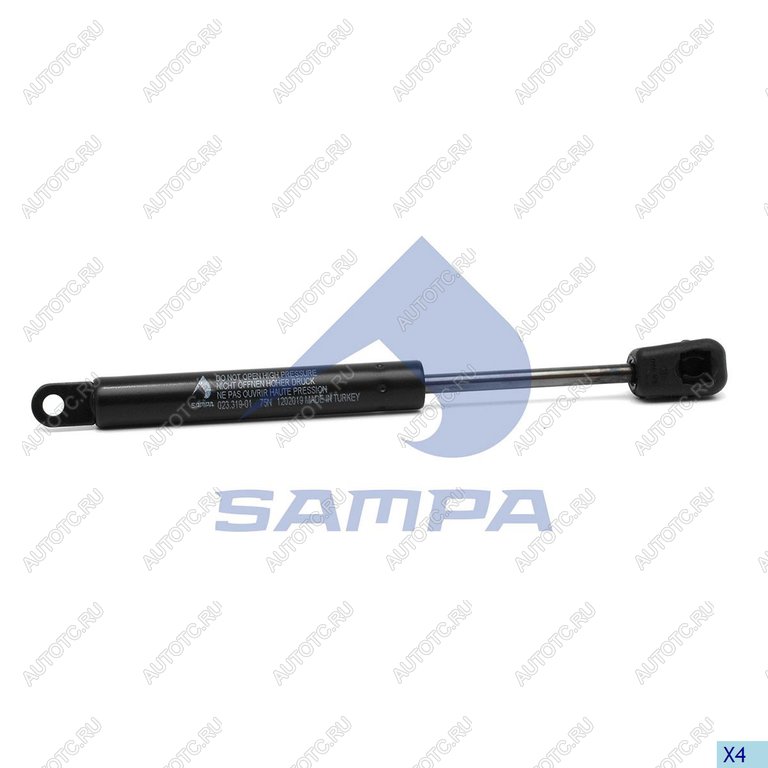 379 р. Амортизатор MAN TGA,TGS,TGX газовый люка кабины SAMPA SAMPA 023.319-01  с доставкой в г. Кемерово