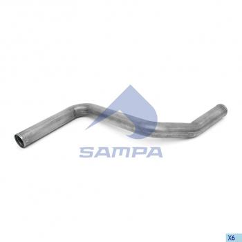 5 799 р. Труба MAN TGA системы охлаждения ретардера передняя (ЕВРО-6) SAMPA SAMPA 023.447  с доставкой в г. Кемерово. Увеличить фотографию 1