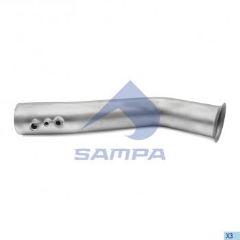 8 349 р. Труба приемная глушителя MAN SAMPA SAMPA 024.125  с доставкой в г. Кемерово. Увеличить фотографию 1