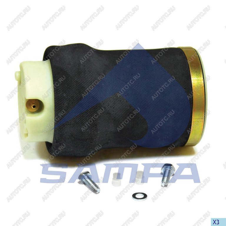 1 099 р. Амортизатор VOLVO сиденья водителя (пневмо) SAMPA SAMPA 030.338-01  с доставкой в г. Кемерово