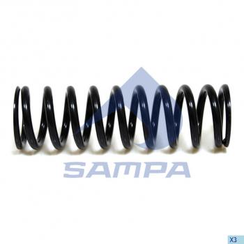 1 849 р. Пружина VOLVO FH12 подвески кабины SAMPA SAMPA 030.373  с доставкой в г. Кемерово. Увеличить фотографию 1