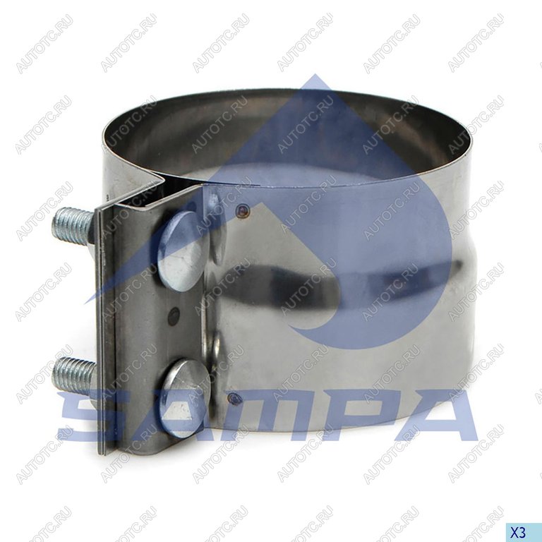 929 р. Хомут глушителя VOLVO FL переходной (d1=101.6 d2=106.6) SAMPA SAMPA 030.446  с доставкой в г. Кемерово
