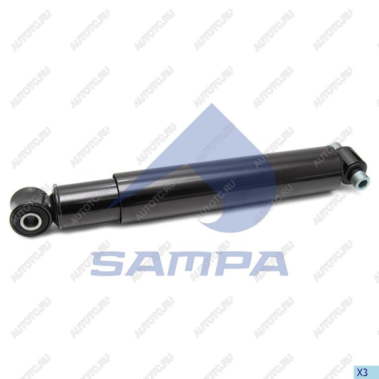4 499 р. Амортизатор VOLVO FH,FM задний (503845 16х100 20х50 20х50 ОО) SAMPA SAMPA 031.124-01  с доставкой в г. Кемерово