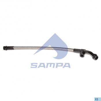 1 599 р. Шланг VOLVO компрессора (армированный) SAMPA SAMPA 031.222  с доставкой в г. Кемерово. Увеличить фотографию 1