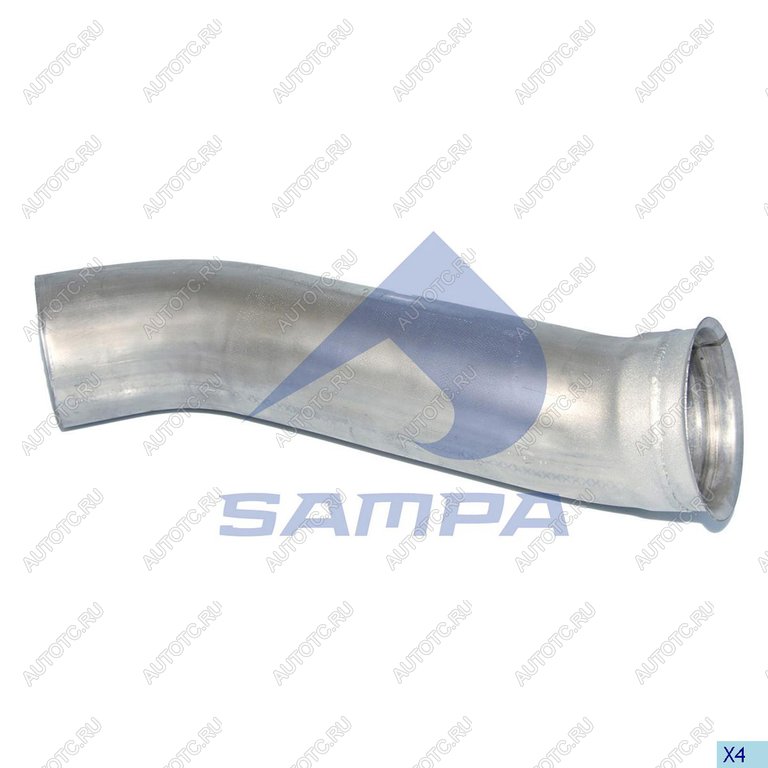 3 599 р. Труба приемная глушителя VOLVO FH SAMPA SAMPA 031.373  с доставкой в г. Кемерово