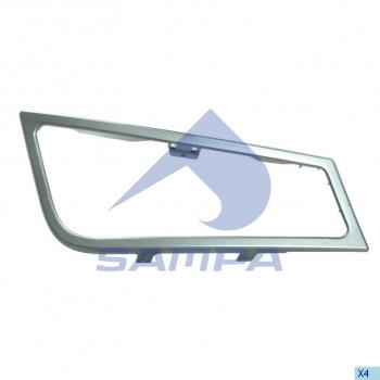 349 р. Рамка VOLVO фары правой SAMPA SAMPA 032.224  с доставкой в г. Кемерово. Увеличить фотографию 1