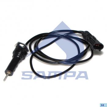 1 289 р. Датчик износа тормозных колодок VOLVO L=1850мм SAMPA SAMPA 032.358  с доставкой в г. Кемерово. Увеличить фотографию 1