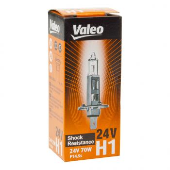 289 р. Лампа 24V H1 70W P14.5s (1шт.) Shock Resistance VALEO VALEO 032934  с доставкой в г. Кемерово. Увеличить фотографию 2
