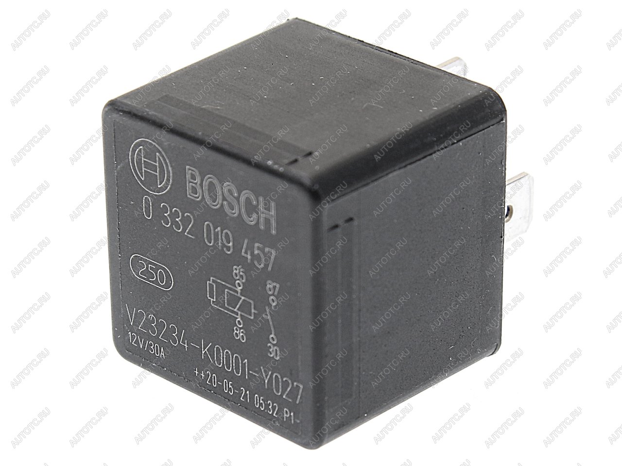 1 779 р. Реле электромагнитное 12V 4-х контактное BOSCH BOSCH 0332019457  с доставкой в г. Кемерово