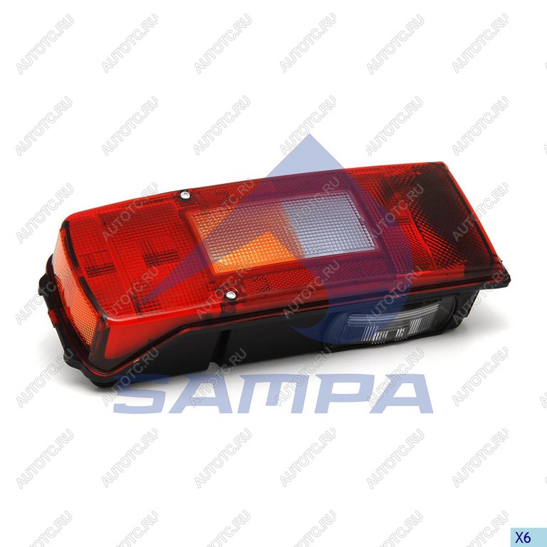 2 899 р. Фонарь задний VOLVO FH,FM левый (разъем Schlemmer) SAMPA SAMPA 034.359  с доставкой в г. Кемерово