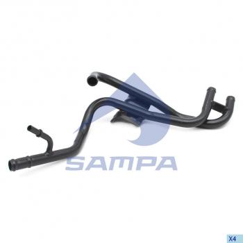 8 349 р. Трубка VOLVO FH отопителя SAMPA SAMPA 034.450  с доставкой в г. Кемерово. Увеличить фотографию 1