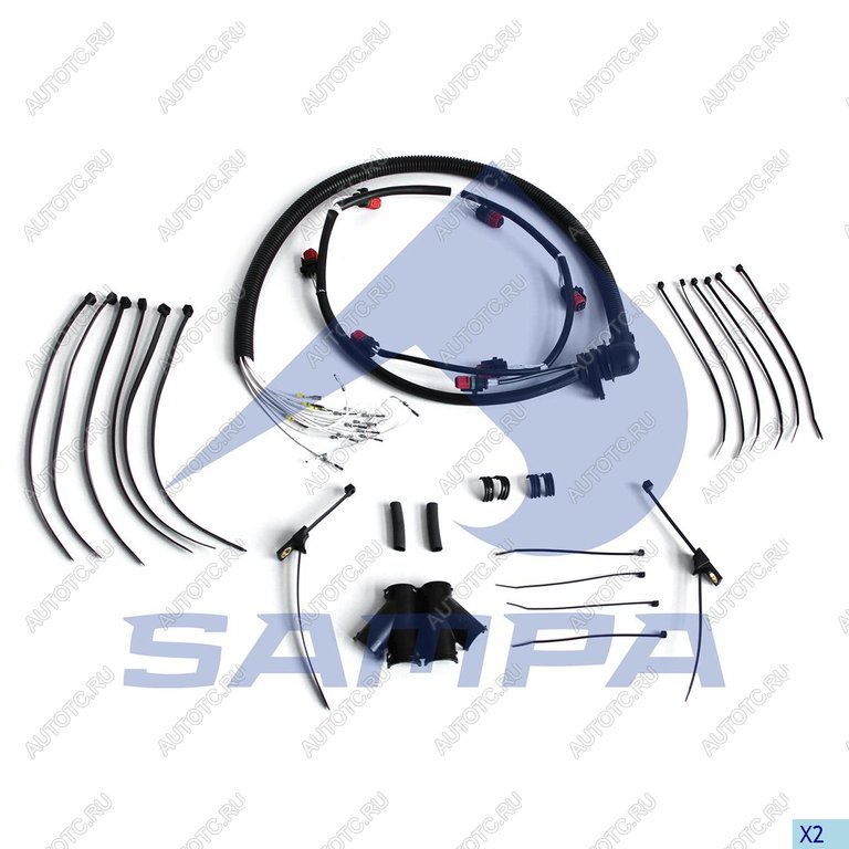 13 549 р. Жгут проводов VOLVO топливных форсунок SAMPA SAMPA 035.091  с доставкой в г. Кемерово