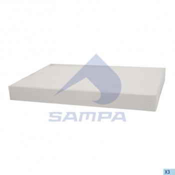 569 р. Фильтр воздушный салона RENAULT VOLVO CASE SAMPA SAMPA 036.057  с доставкой в г. Кемерово. Увеличить фотографию 1