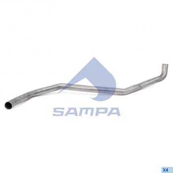 5 249 р. Труба DAF системы охлаждения ретардера передняя (ЕВРО-5) SAMPA SAMPA 052.046  с доставкой в г. Кемерово. Увеличить фотографию 1