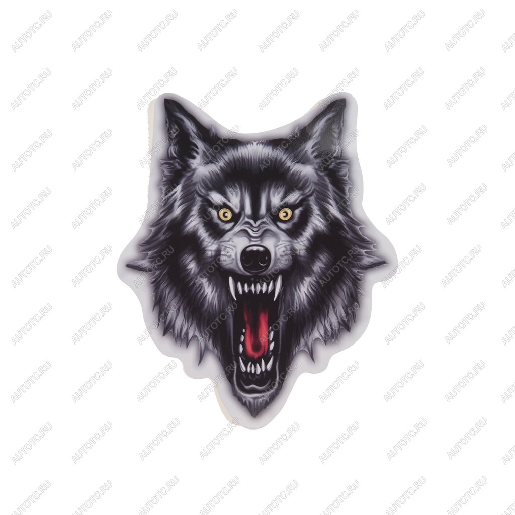 57 р. Наклейка виниловая вырезанная Волк №2 13х16см полноцветная AUTOSTICKERS AUTOSTICKERS 05922054308  с доставкой в г. Кемерово