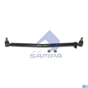 3 369 р. Тяга рулевая IVECO продольная L=820мм SAMPA SAMPA 097.074-01  с доставкой в г. Кемерово. Увеличить фотографию 1