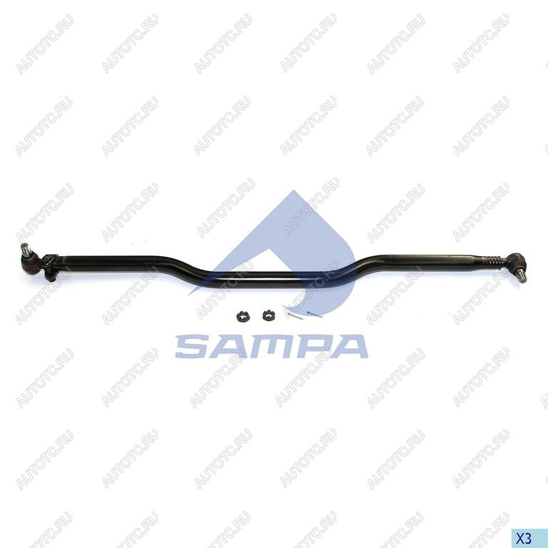 8 999 р. Тяга рулевая MAN поперечная L=1588мм SAMPA SAMPA 097.158-01  с доставкой в г. Кемерово