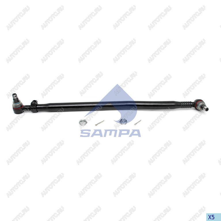 4 999 р. Тяга рулевая MAN продольная L=1040 SAMPA SAMPA 097.160-01  с доставкой в г. Кемерово