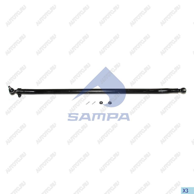 8 399 р. Тяга рулевая DAF CF75,85 поперечная L=1698мм SAMPA SAMPA 097.196-01  с доставкой в г. Кемерово