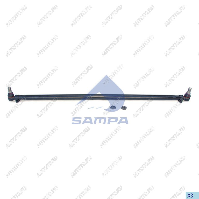 7 399 р. Тяга рулевая MERCEDES поперечная L=1625мм SAMPA SAMPA 097.273-01  с доставкой в г. Кемерово