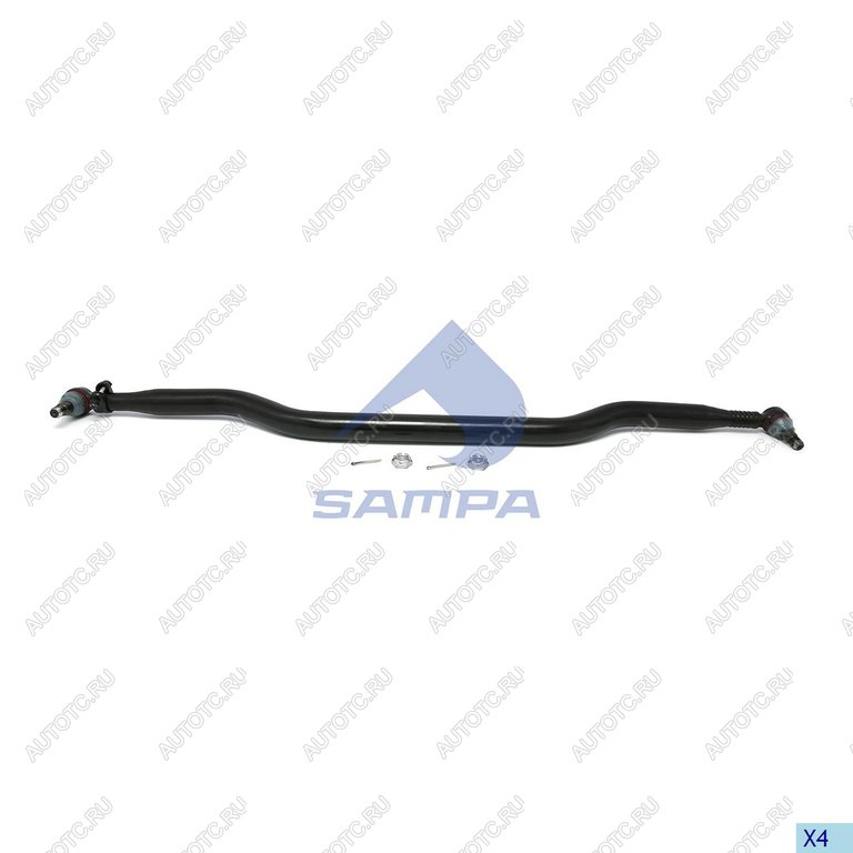 6 999 р. Тяга рулевая MERCEDES поперечная L=1588мм SAMPA SAMPA 097.382-01  с доставкой в г. Кемерово