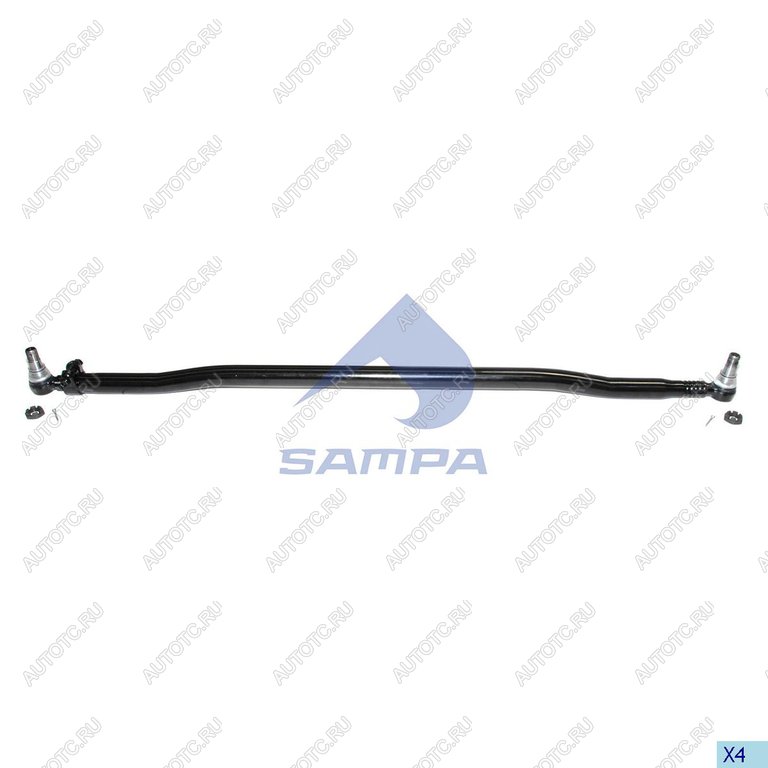 8 999 р. Тяга рулевая MERCEDES поперечная L=1687мм SAMPA SAMPA 097.409-01  с доставкой в г. Кемерово