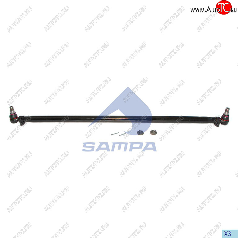 6 549 р. Тяга рулевая MERCEDES поперечная L=1532мм SAMPA SAMPA 097.411-01  с доставкой в г. Кемерово