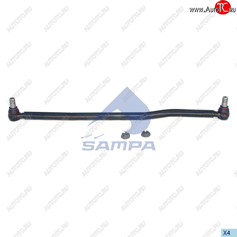 3 799 р. Тяга рулевая MERCEDES продольная SAMPA SAMPA 097.415-01  с доставкой в г. Кемерово