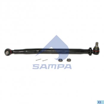 4 749 р. Тяга рулевая RENAULT продольная L=775 SAMPA SAMPA 097.471-01  с доставкой в г. Кемерово. Увеличить фотографию 1