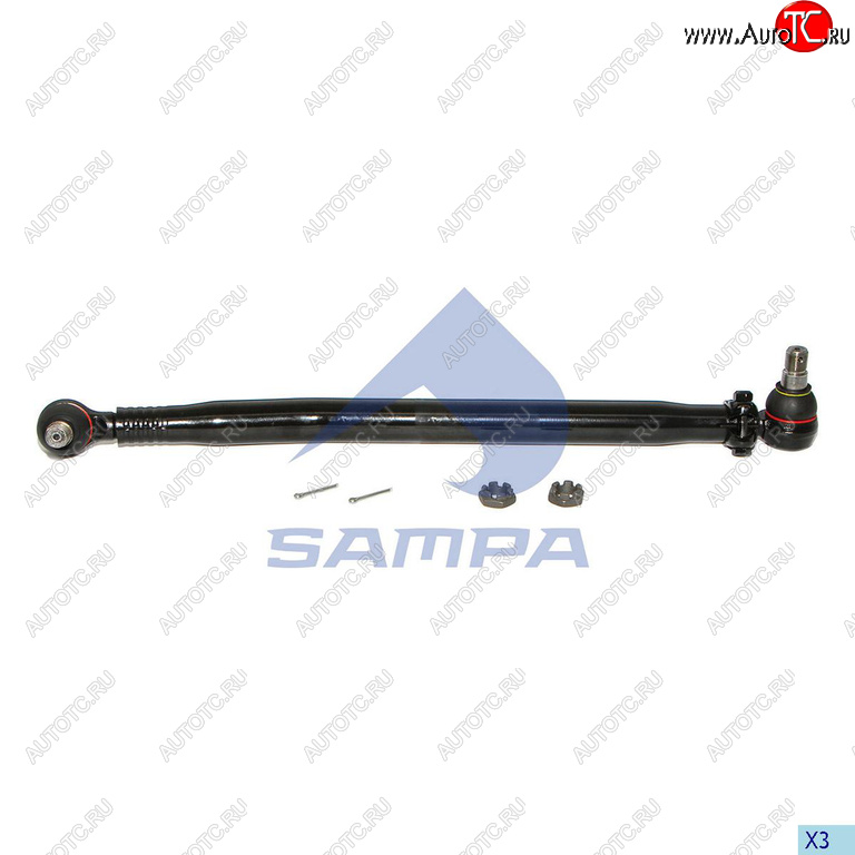 4 749 р. Тяга рулевая RENAULT продольная L=775 SAMPA SAMPA 097.471-01  с доставкой в г. Кемерово