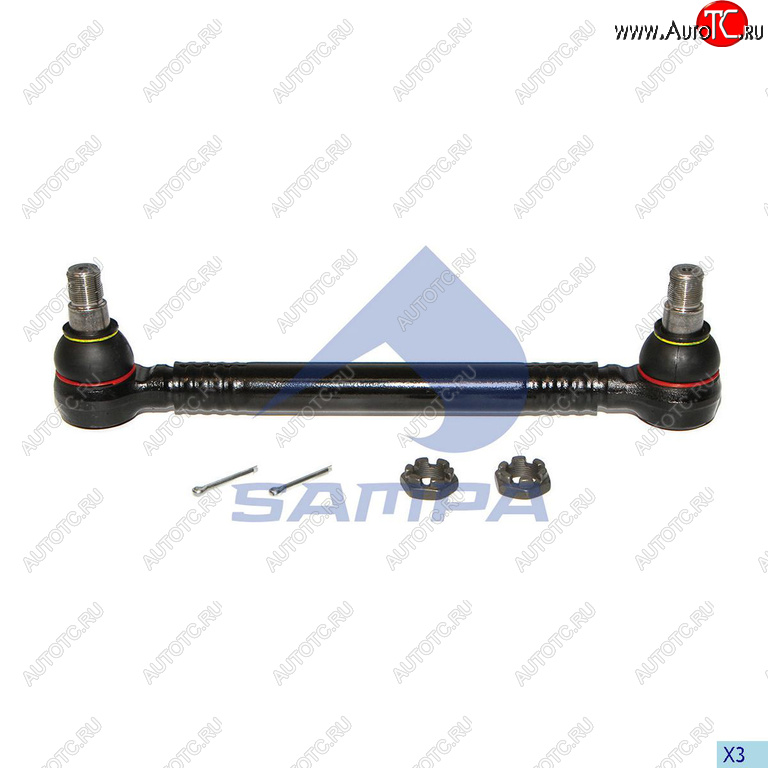 3 499 р. Тяга рулевая MAN поперечная L=413 SAMPA SAMPA 097.506-01  с доставкой в г. Кемерово
