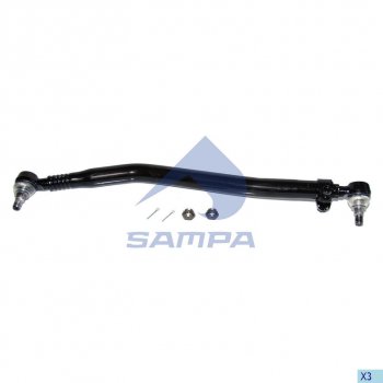 6 199 р. Тяга рулевая VOLVO продольная L=863 SAMPA SAMPA 097.551-01  с доставкой в г. Кемерово. Увеличить фотографию 1