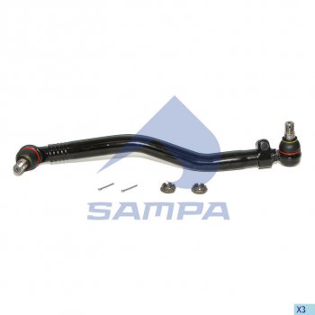 6 399 р. Тяга рулевая RENAULT продольная L=710 SAMPA SAMPA 097.574-01  с доставкой в г. Кемерово. Увеличить фотографию 1