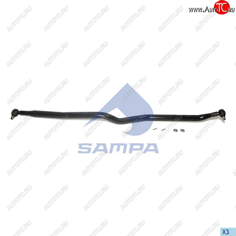 8 549 р. Тяга рулевая SCANIA продольная L=1921мм SAMPA SAMPA 097.762-01  с доставкой в г. Кемерово