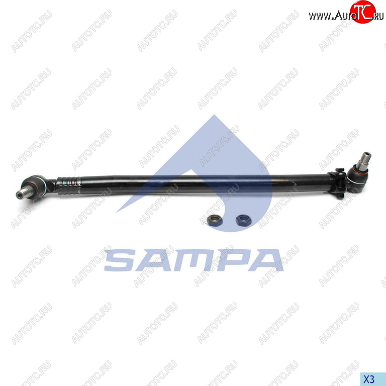 4 999 р. Тяга рулевая MERCEDES продольная L=776мм SAMPA SAMPA 097.777-01  с доставкой в г. Кемерово