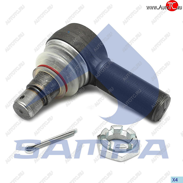 2 799 р. Наконечник рулевой тяги SAF (M38х1.5M30х1.5,L=135) SAMPA SAMPA 097.813-01  с доставкой в г. Кемерово