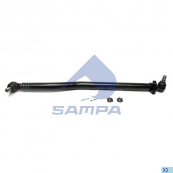 7 699 р. Тяга рулевая MAN TGA,TGS продольная L=1021 SAMPA SAMPA 097.814-01  с доставкой в г. Кемерово. Увеличить фотографию 1