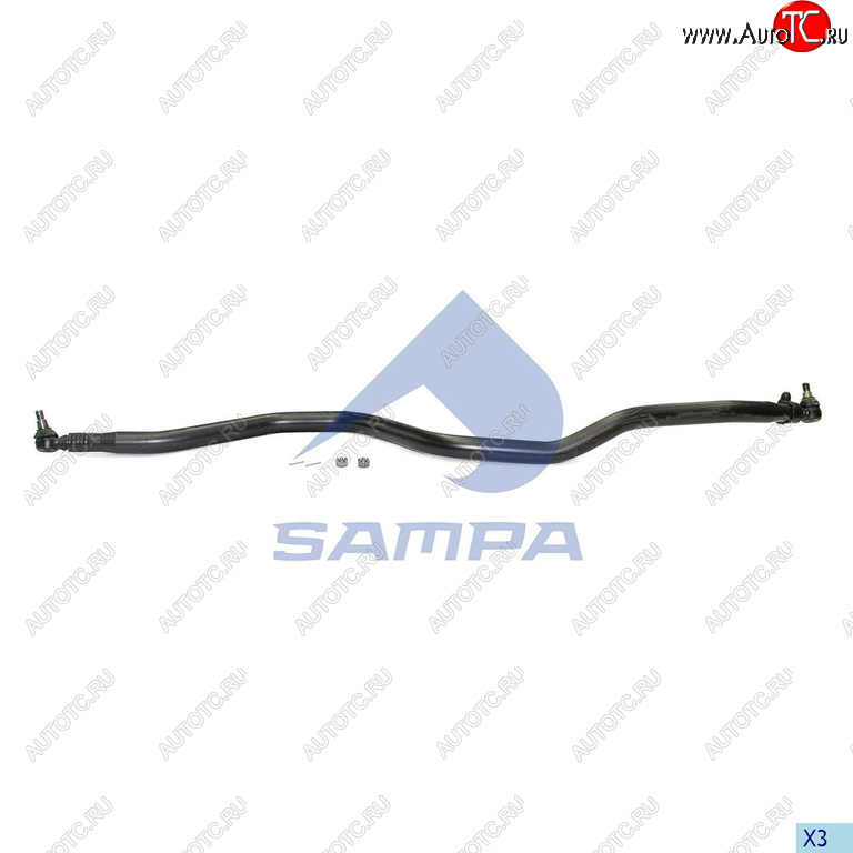 14 999 р. Тяга рулевая VOLVO FH,FM продольная L=2139мм SAMPA SAMPA 097.830-01 SAMPA 097.830-01  с доставкой в г. Кемерово