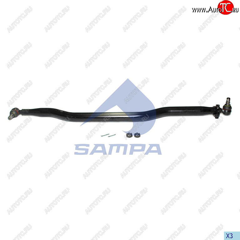 10 799 р. Тяга рулевая IVECO поперечная L=1485 SAMPA SAMPA 097.873-01  с доставкой в г. Кемерово