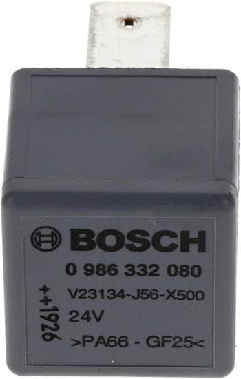 1 949 р. Реле DAF SCANIA VOLVO универсальное BOSCH BOSCH 0986332080  с доставкой в г. Кемерово. Увеличить фотографию 2