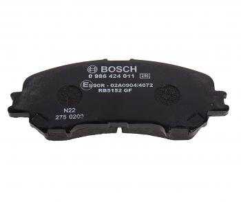 3 499 р. Колодки тормозные передние (4шт.) BOSCH Nissan Qashqai 2 J11 дорестайлинг (2013-2019)  с доставкой в г. Кемерово. Увеличить фотографию 3