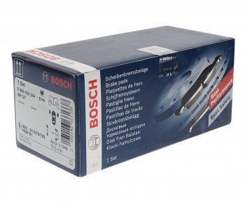 1 129 р. Колодки тормозные (4шт.) BOSCH Toyota Starlet P80 дорестайлинг, хэтчбэк 3 дв. (1989-1991)  с доставкой в г. Кемерово. Увеличить фотографию 2
