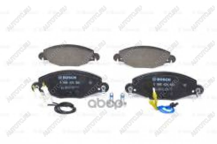 2 499 р. Колодки тормозные передние (4шт.) BOSCH CITROEN C5 X40,RE универсал рестайлинг (2004-2008)  с доставкой в г. Кемерово
