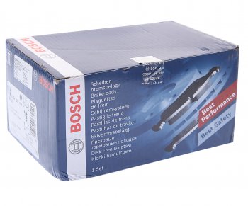 3 199 р. Колодки тормозные передние (4шт.) BOSCH Honda Legend 3 KA9 дорестайлинг (1996-1998)  с доставкой в г. Кемерово. Увеличить фотографию 3