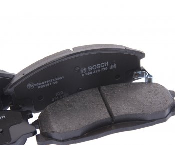 2 199 р. Колодки тормозные передние (4шт.) BOSCH Hyundai Santa Fe SM (2000-2012)  с доставкой в г. Кемерово. Увеличить фотографию 2