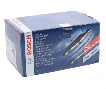 2 499 р. Колодки тормозные передние (4шт.) BOSCH CITROEN C8 (2002-2014)  с доставкой в г. Кемерово. Увеличить фотографию 2
