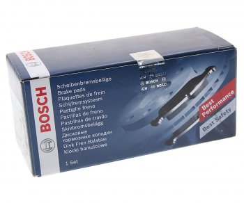 2 099 р. Колодки тормозные передние (4шт.) BOSCH Suzuki Swift ZC дорестайлинг, хэтчбэк 5 дв. (2003-2008)  с доставкой в г. Кемерово. Увеличить фотографию 3